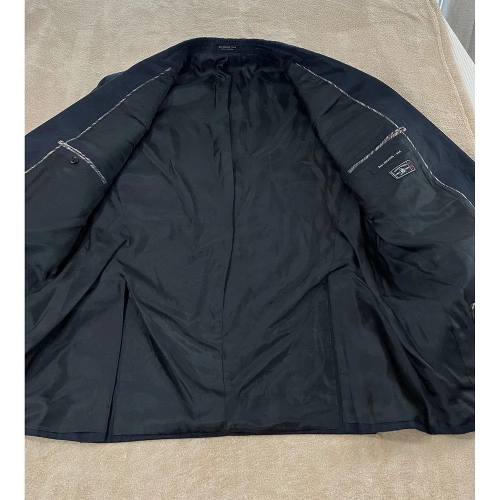 John Varvatos premium Tailored Blazer size 46R Dark Navy Blue U.S.A.‎